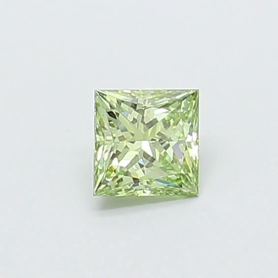 0.52 CT Fancy Vivid Green PRINCESS