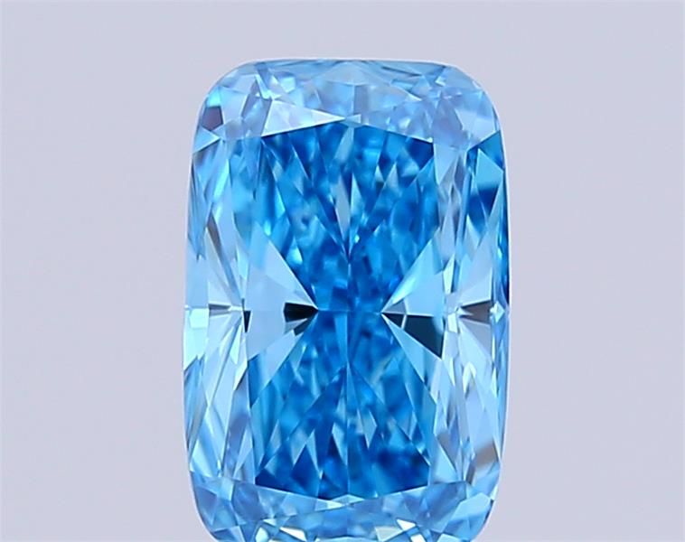 1.09 CT Fancy Vivid Blue CUSHION MODIFIED