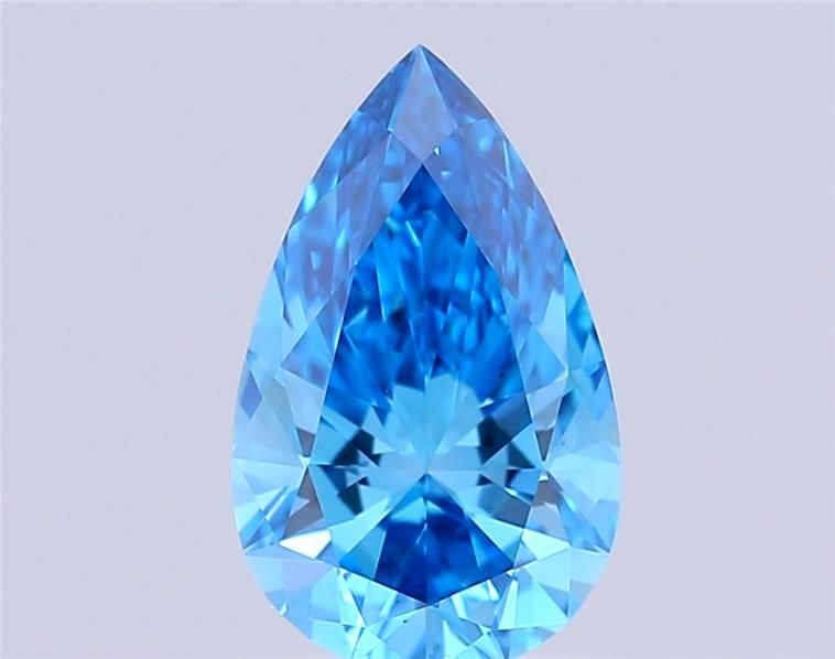 1.25 CT Fancy Vivid Blue PEAR