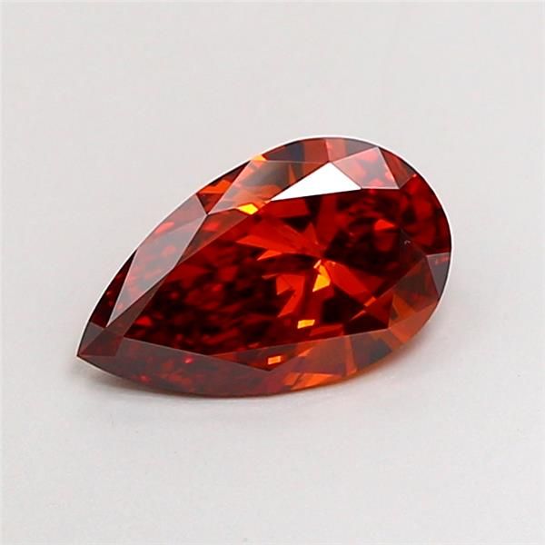 0.9 CT Fancy Vivid Orange PEAR