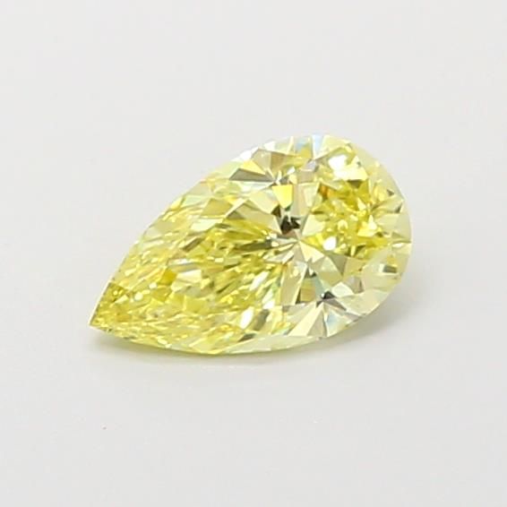 0.65 CT Fancy Intense Yellow PEAR