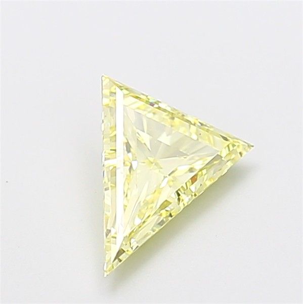 0.88 CT Fancy Yellow TRIANGULAR