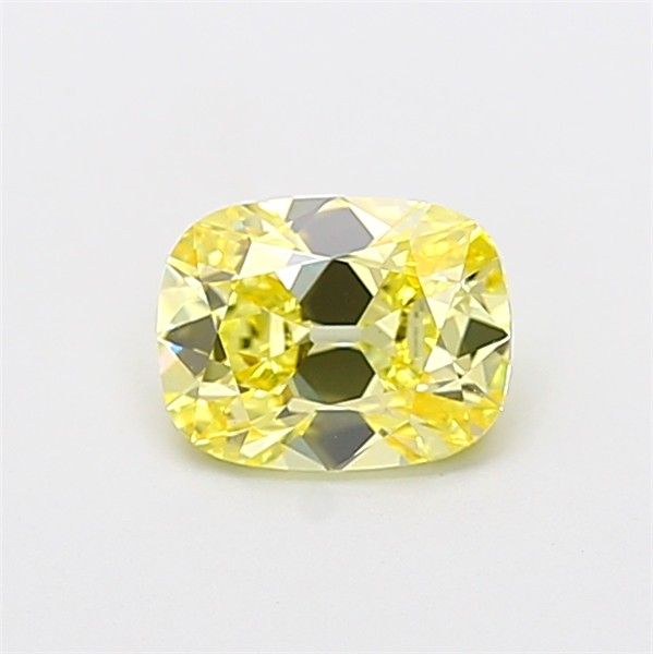 1.02 CT Fancy Yellow CUSHION BRILLIANT