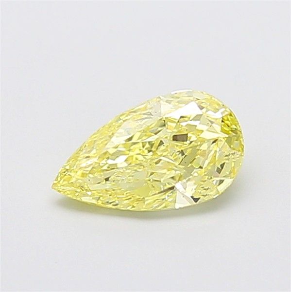 1.0 CT Fancy Yellow PEAR