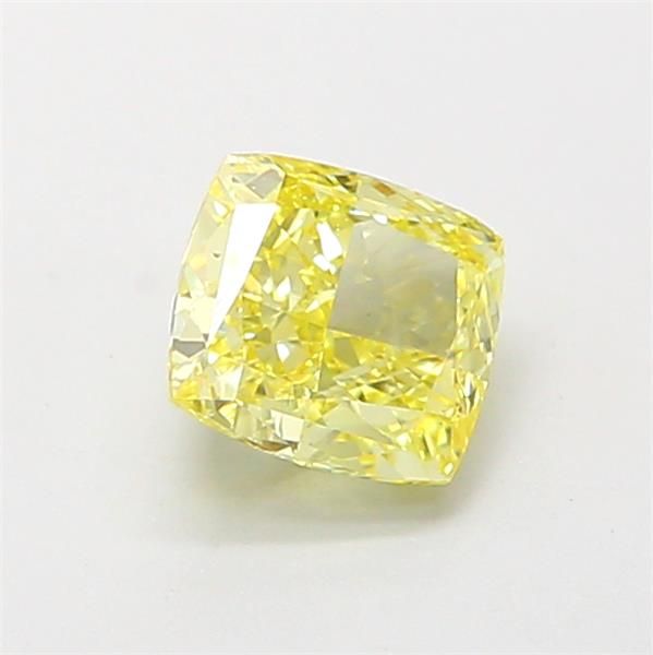 1.02 CT Fancy Yellow CUSHION MODIFIED