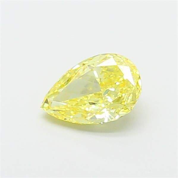 1.04 CT Fancy Vivid Yellow PEAR