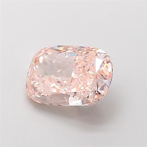 1.82 CT Fancy Light Brown Pink CUSHION MODIFIED