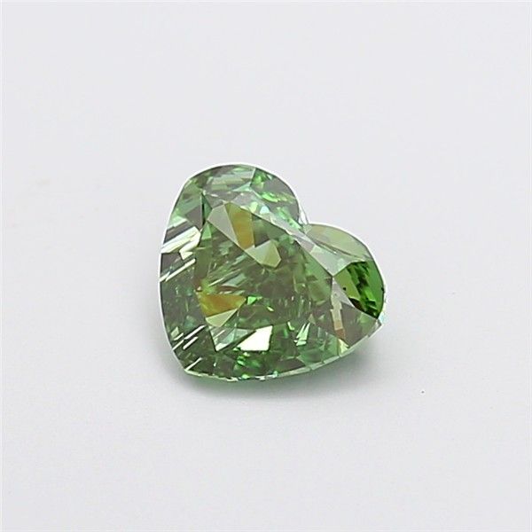 1.11 CT Fancy Vivid Green HEART