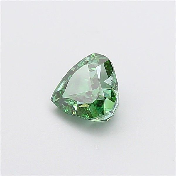 1.06 CT Fancy Vivid Green HEART