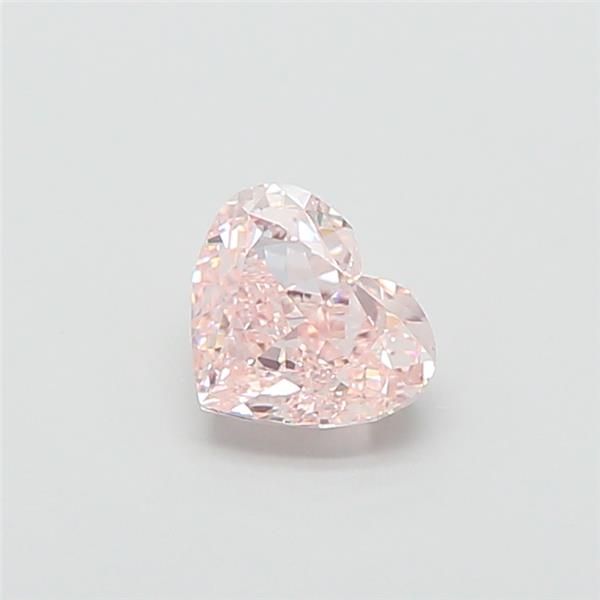 1.35 CT Fancy Brownish Pink HEART