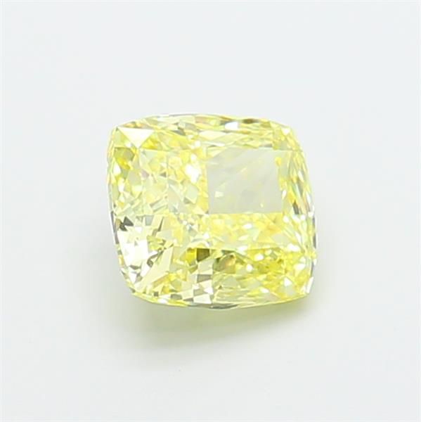 1.69 CT Fancy Intense Yellow CUSHION MODIFIED