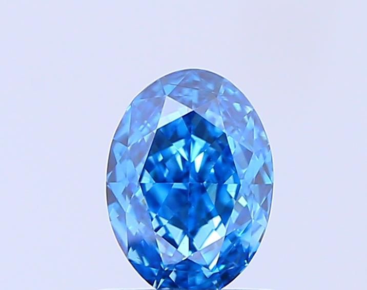 0.7 CT Fancy Vivid Blue OVAL
