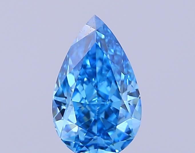 0.5 CT Fancy Vivid Blue PEAR