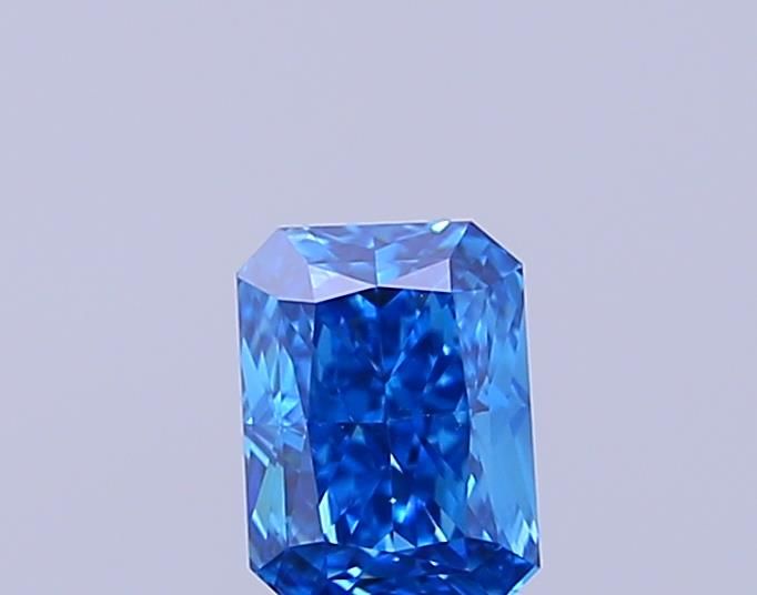 0.35 CT Fancy Vivid Blue RADIANT