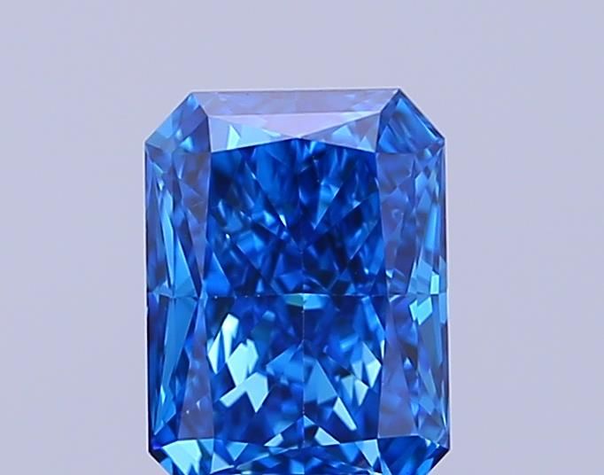 0.7 CT Fancy Vivid Blue RADIANT