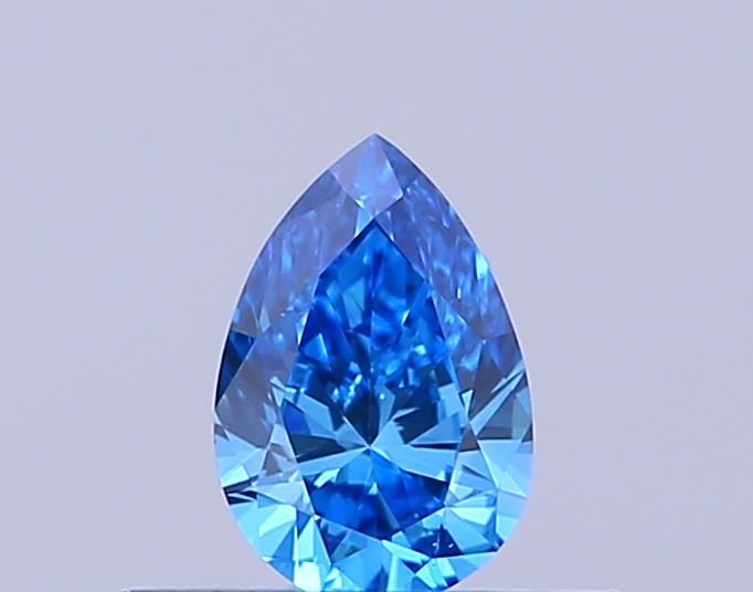 0.3 CT Fancy Vivid Blue PEAR