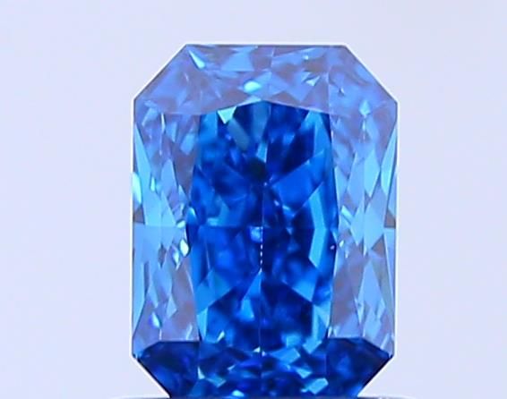 0.77 CT Fancy Vivid Blue RADIANT