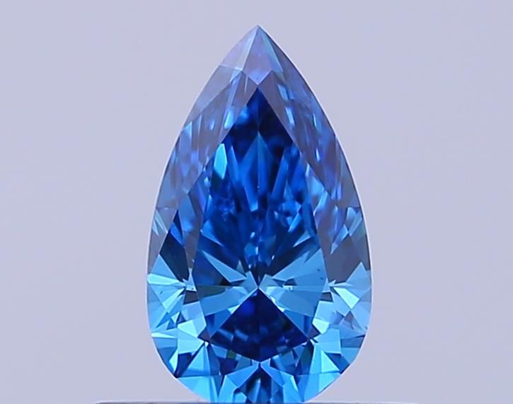 0.5 CT Fancy Vivid Blue PEAR