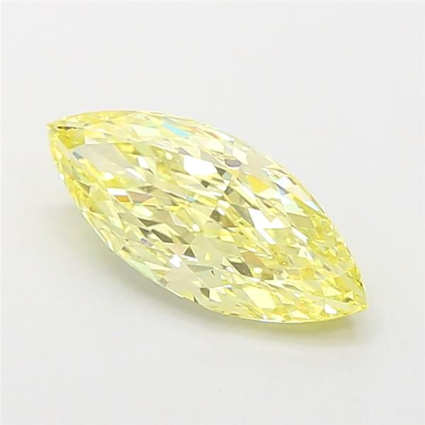 1.62 CT Fancy Intense Yellow MARQUISE