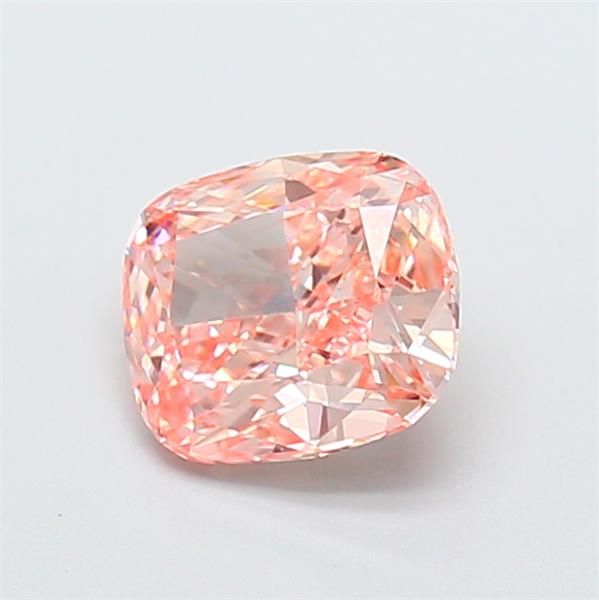 1.22 CT Fancy Vivid Pink CUSHION MODIFIED