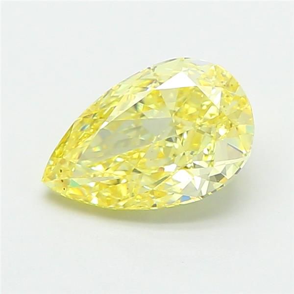 1.59 CT Fancy Intense Yellow PEAR