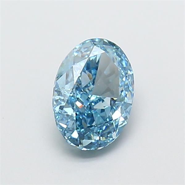1.1 CT Fancy Vivid Blue OVAL