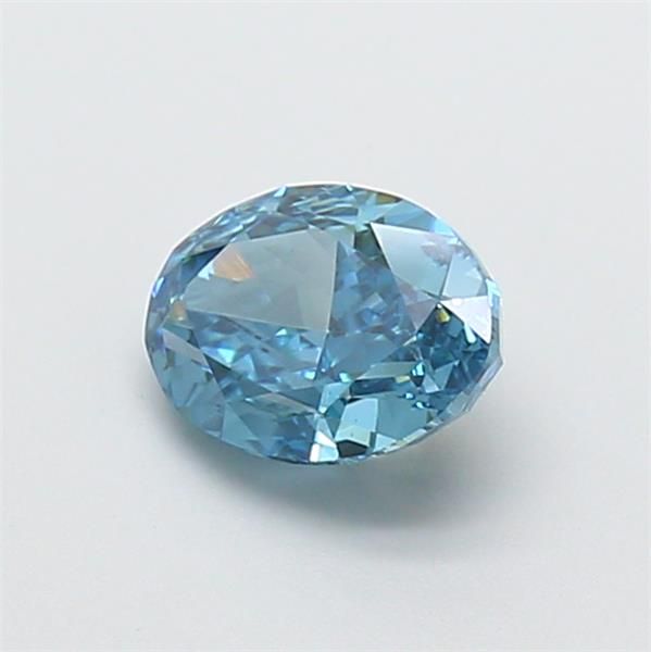 1.08 CT Fancy Vivid Blue OVAL