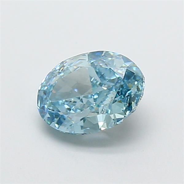 1.16 CT Fancy Vivid Blue OVAL
