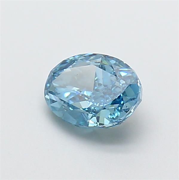 1.02 CT Fancy Vivid Blue OVAL
