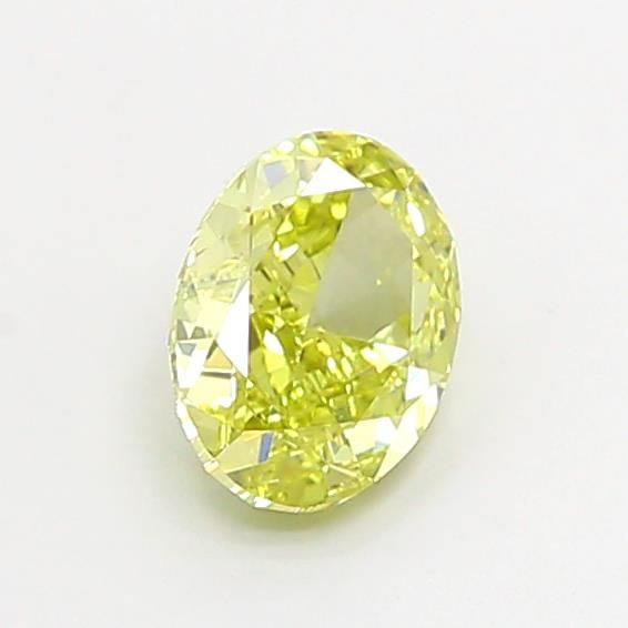 1.08 CT Fancy Intense Yellow OVAL