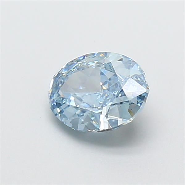 1.01 CT Fancy Vivid Blue OVAL