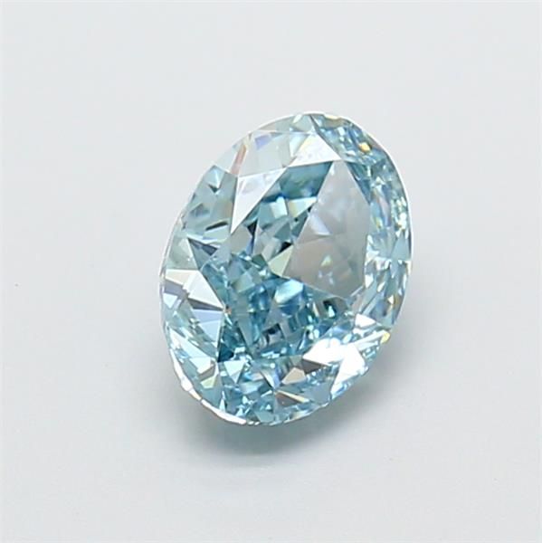 1.12 CT Fancy Vivid Blue OVAL