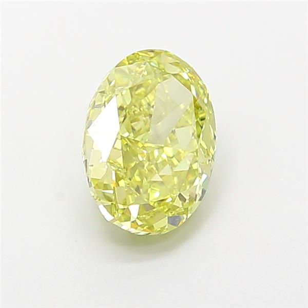 1.42 CT Fancy Intense Yellow OVAL