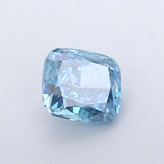 1.53 CT Fancy Vivid Blue CUSHION MODIFIED