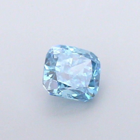 1.02 CT Fancy Vivid Blue CUSHION MODIFIED