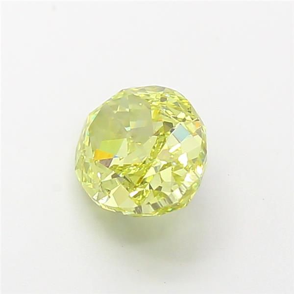 1.51 CT Fancy Intense Greenish Yellow OVAL