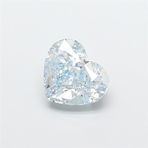 1.12 CT Fancy Light Greenish Blue HEART