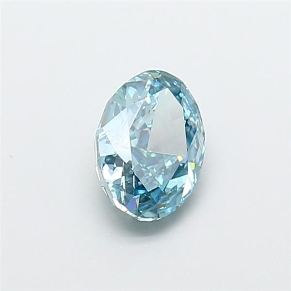 1.17 CT Fancy Vivid Blue OVAL