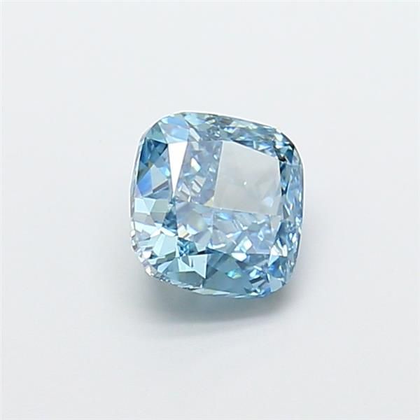 1.29 CT Fancy Vivid Blue CUSHION MODIFIED