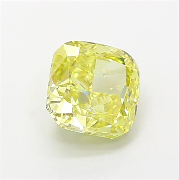 1.06 CT Fancy Intense Yellow CUSHION MODIFIED