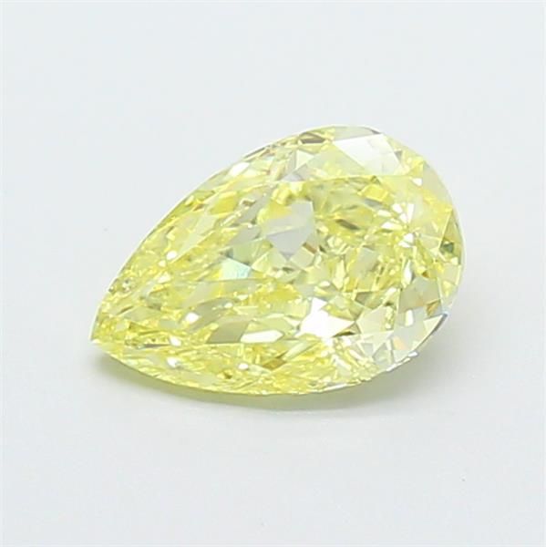 0.92 CT Fancy Intense Yellow PEAR