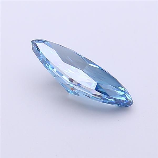 1.07 CT Fancy Vivid Blue MARQUISE