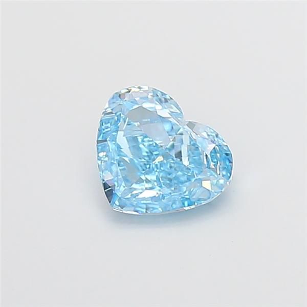 1.33 CT Fancy Vivid Blue HEART