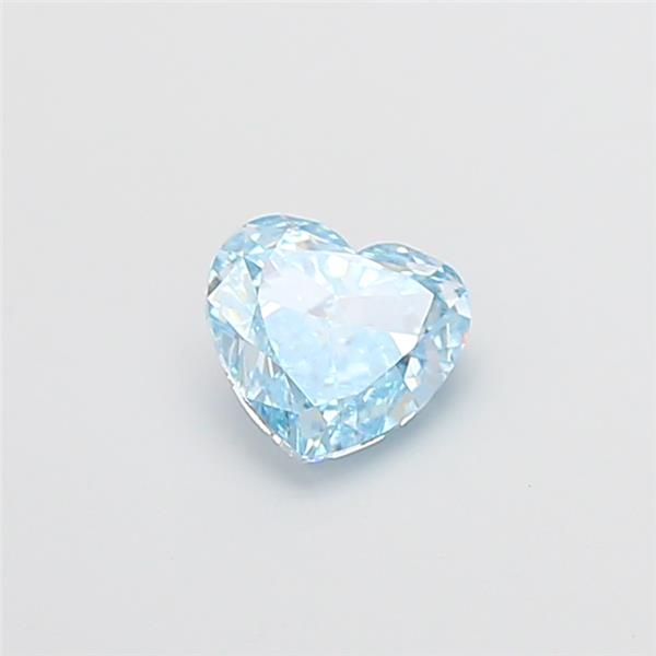 1.06 CT Fancy Vivid Blue HEART