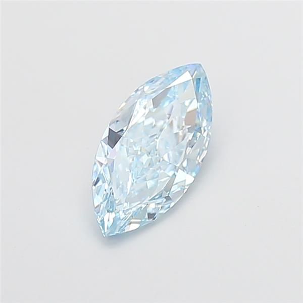 1.21 CT Fancy Vivid Blue MARQUISE