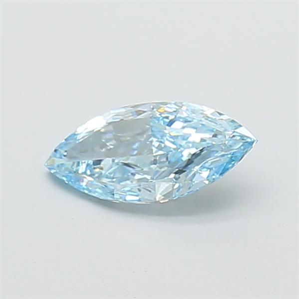 1.02 CT Fancy Vivid Blue MARQUISE
