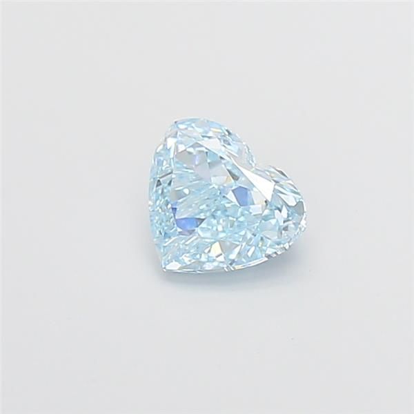 1.02 CT Fancy Vivid Blue HEART