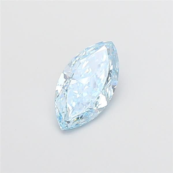 1.04 CT Fancy Vivid Blue MARQUISE