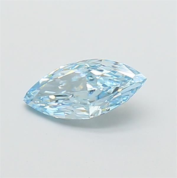1.07 CT Fancy Vivid Blue MARQUISE