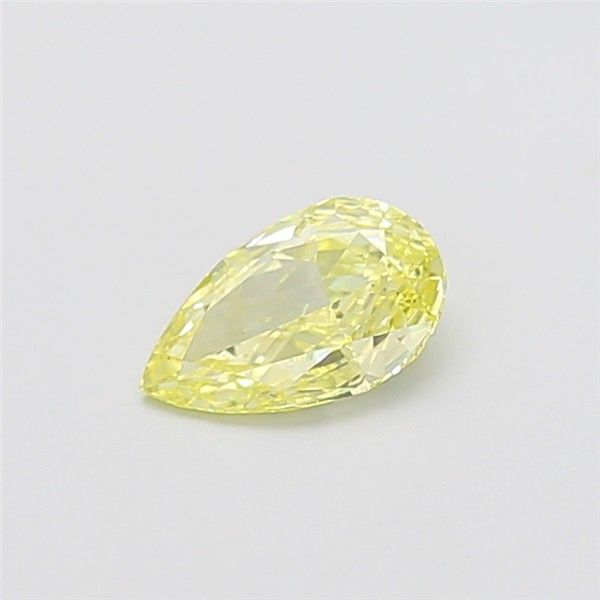 0.79 CT Fancy Intense Yellow PEAR